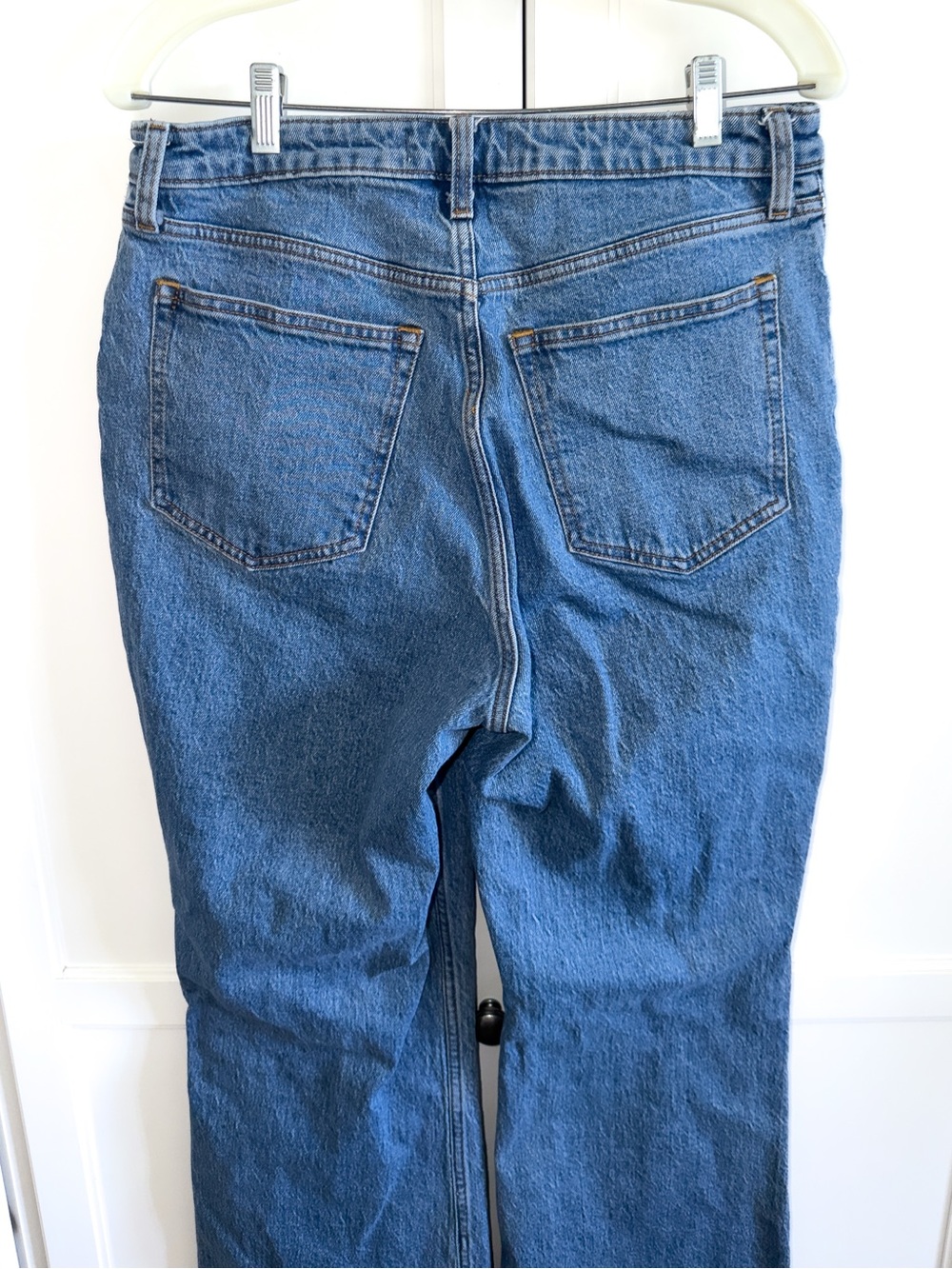Abercrombie & Fitch Curve Love High Rise Vintage Flare Jeans Size 30/10 Wide Leg - Picture 11 of 13